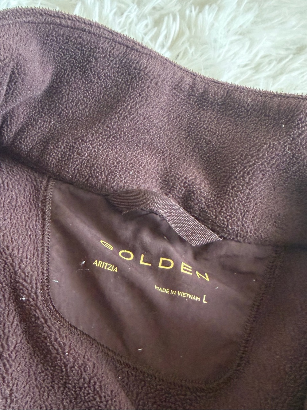 Aritzia Golden Polartec® 200 1/4 Zip Hip Sweater - Picture 7 of 8